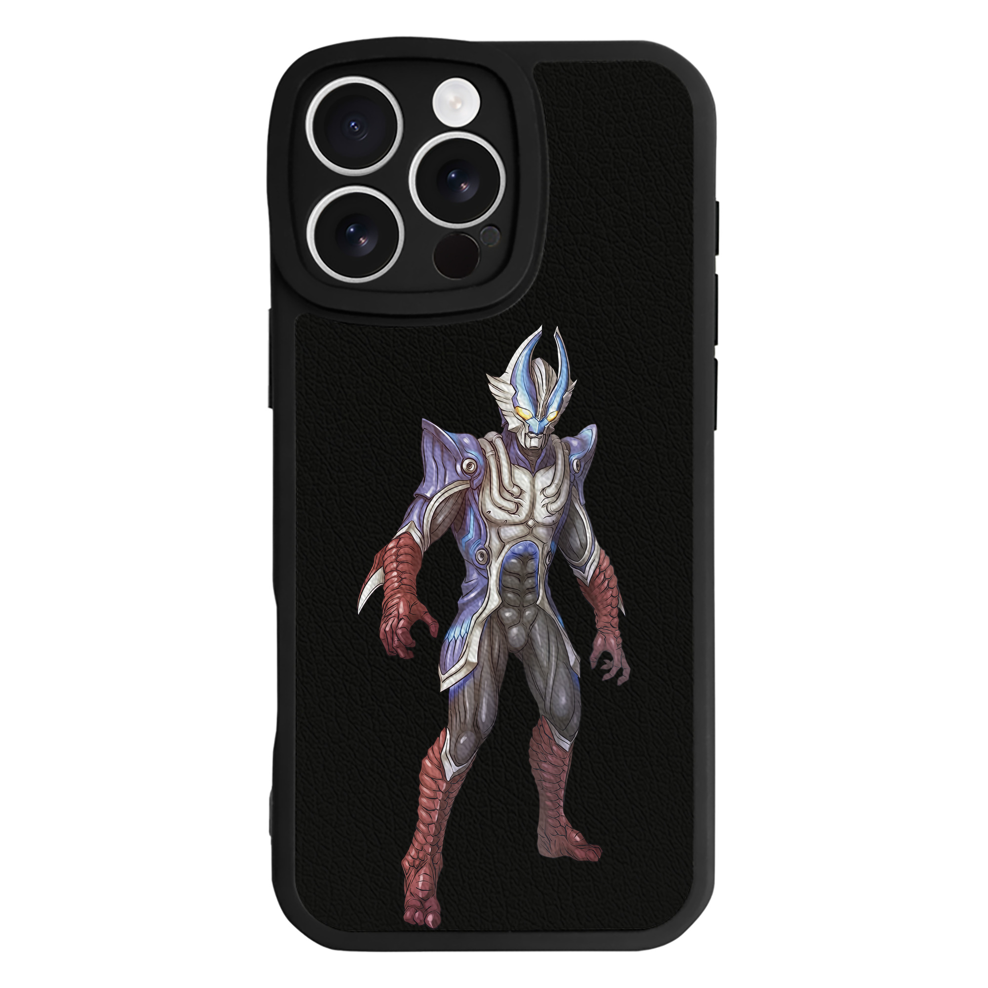 （画像用） ウルトラマン Ultraman 【iPhone 16シリーズ対応】シリコンスマホケース（レザー調） 材質：シリコン